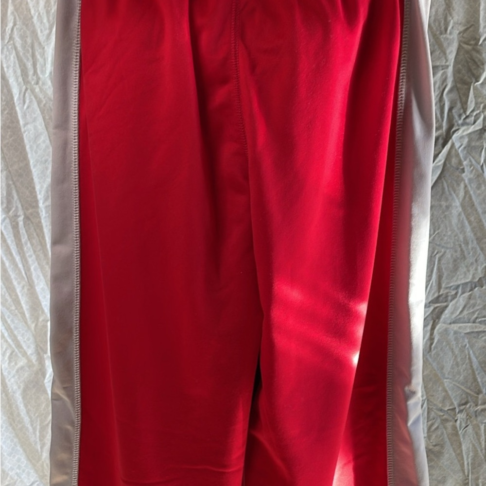 Nike Kids Red Joggers with White Accents - Picture 4 of 5